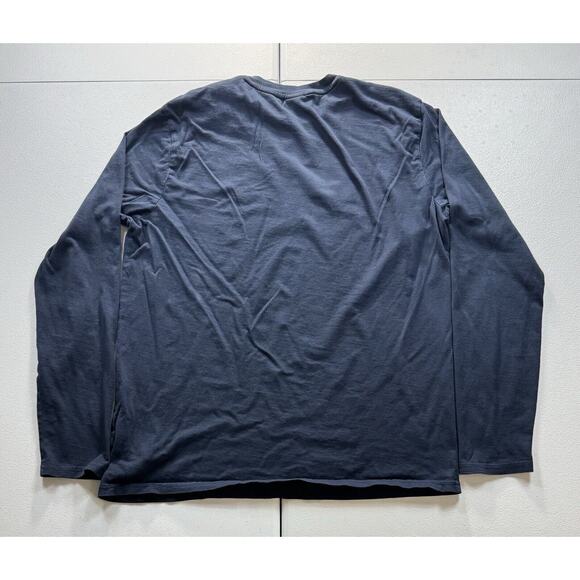 Oakley Logo Long Sleeve T-Shirt Men’s L Blue Sunglasses Tech Streetwear Skate - Picture 5 of 6